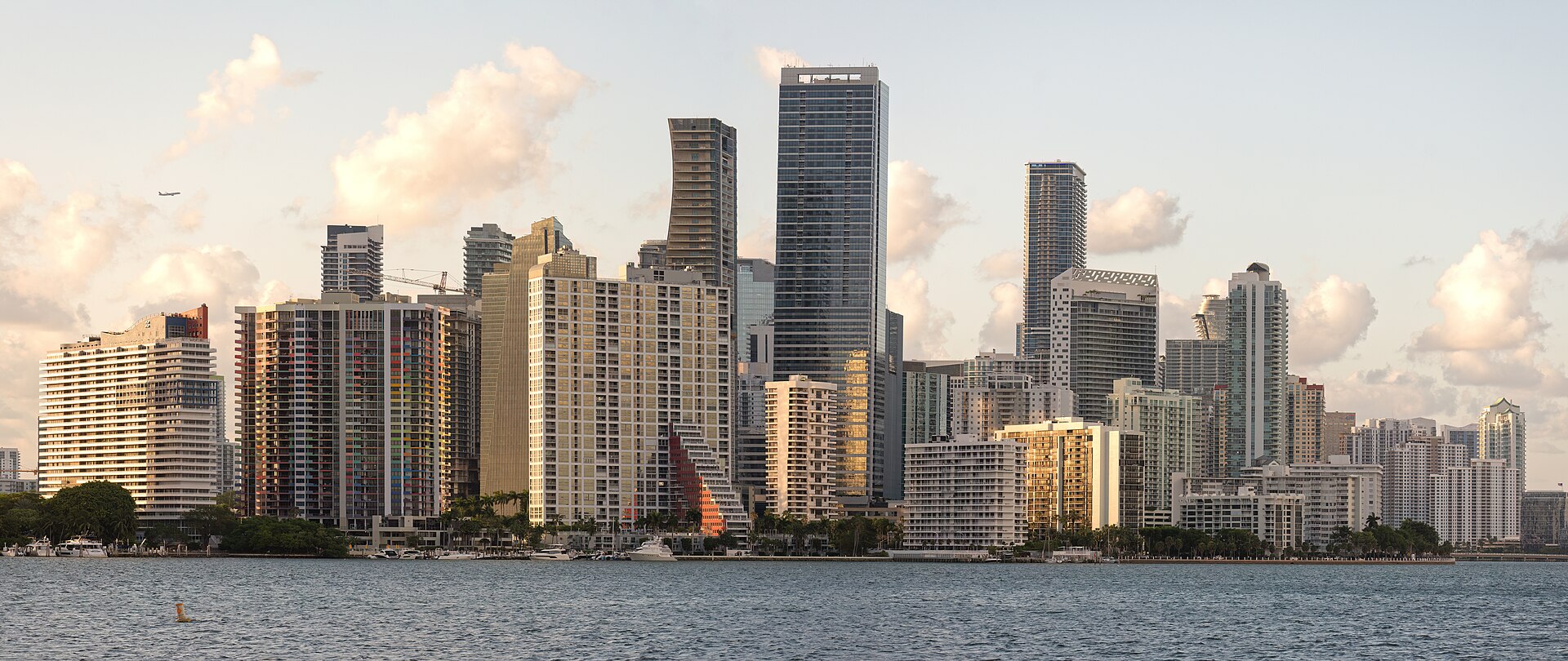 Panorama del centro de Miami, Florida
