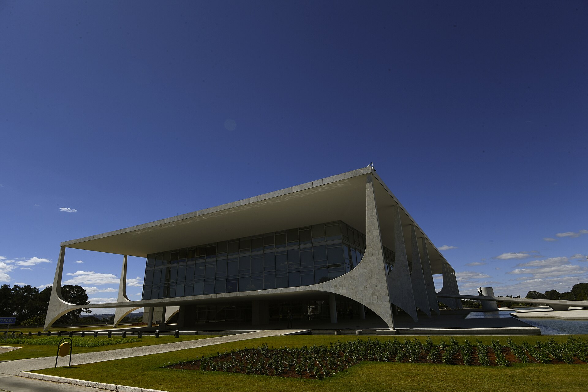 Palácio do Planalto, sede de la Presidencia de Brasil, en Brasilia