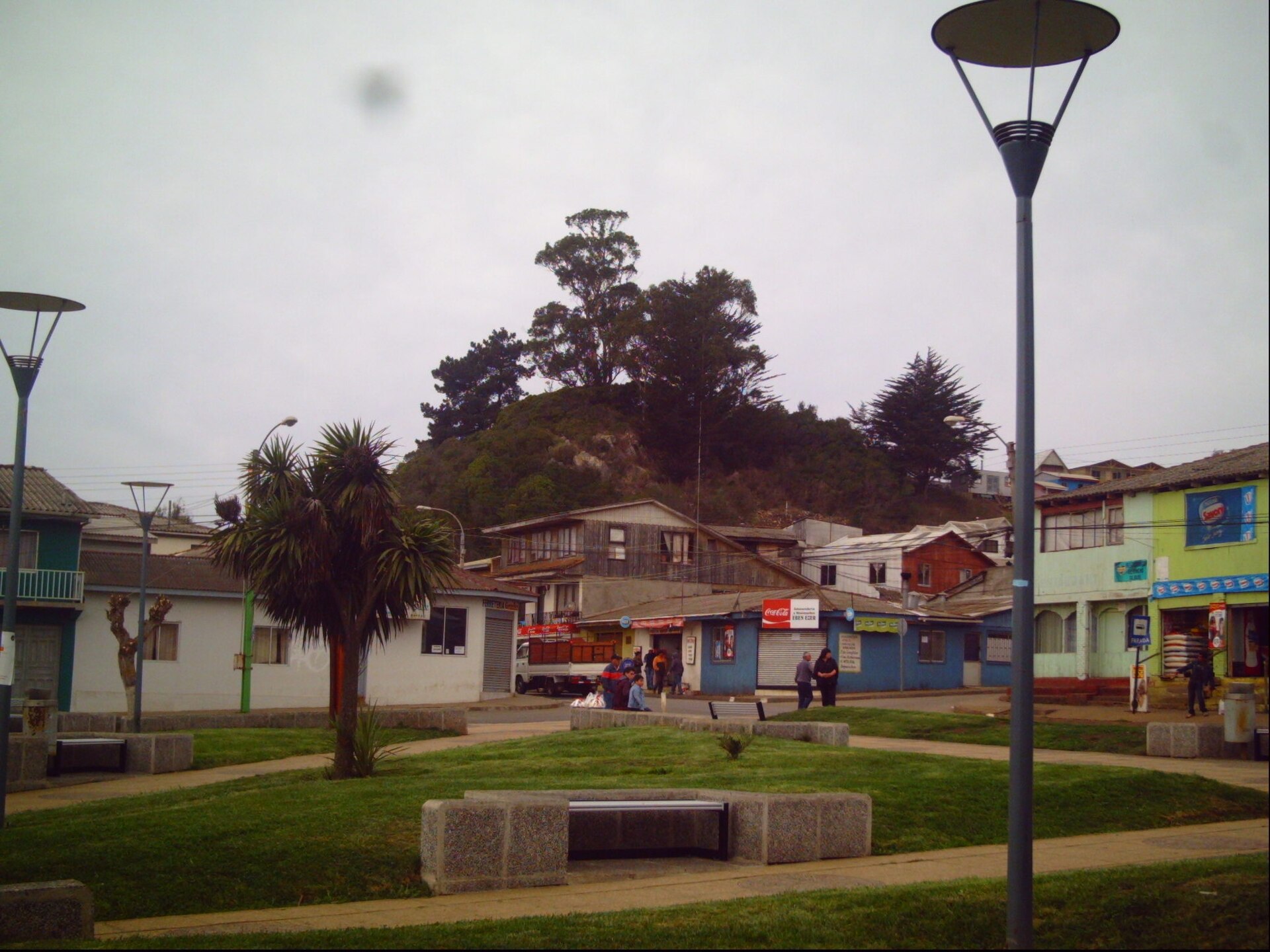 Vista de la localidad costera de Pelluhue, en la Región del Maule