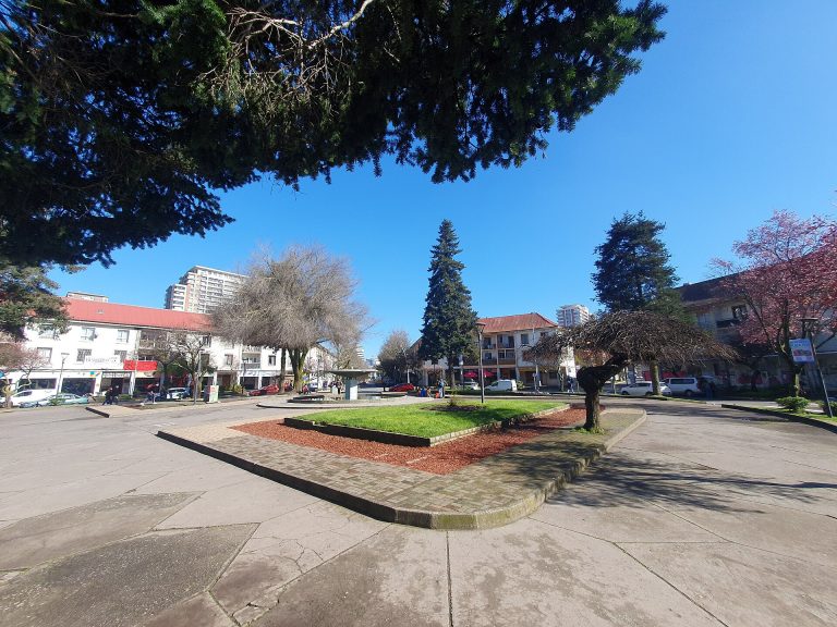 Plaza Perú, en la ciudad de Concepción