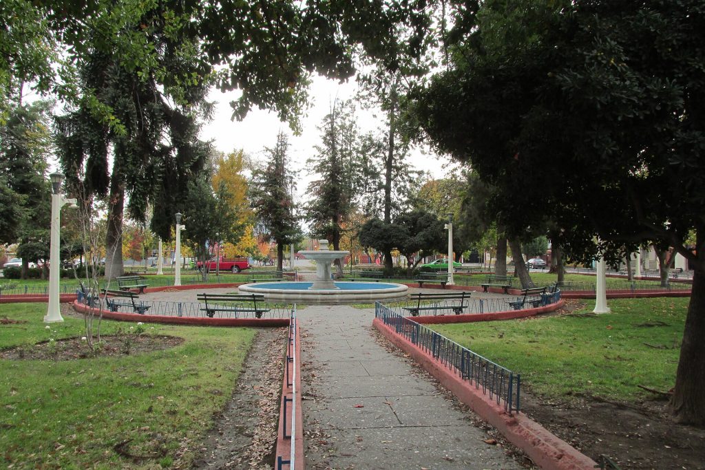 Plaza de la comuna de Requínoa, Región de O'Higgins