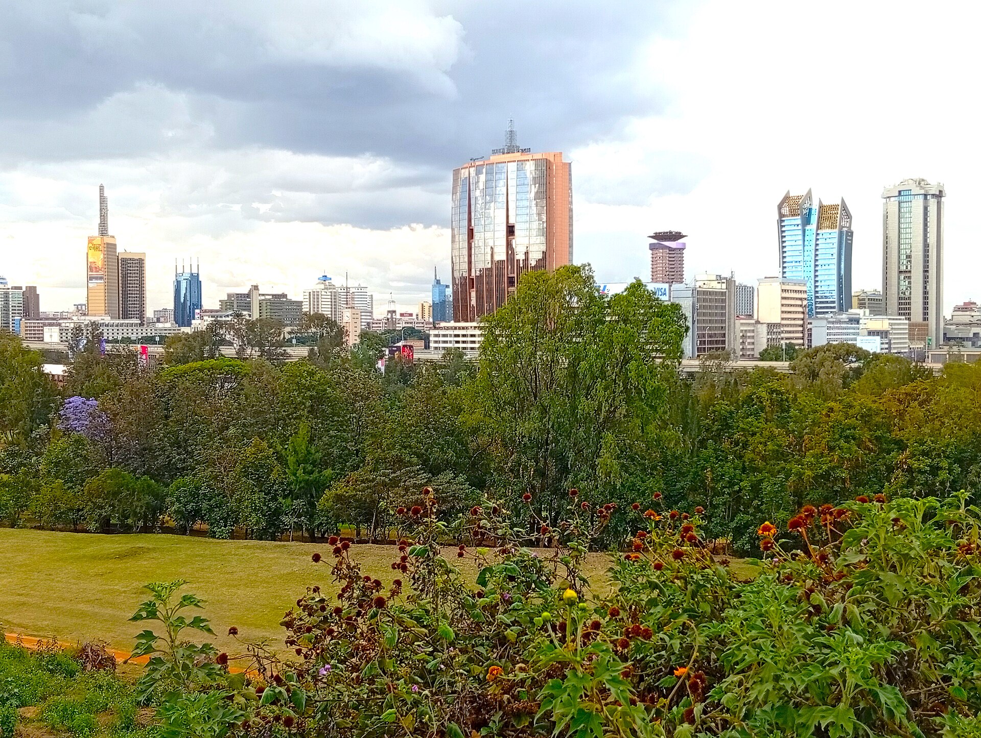 Vista de la ciudad de Nairobi, Kenia, desde Upper Hill (imagen de archivo).