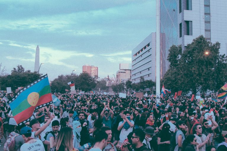 Multitudinaria manifestación del 25 de octubre de 2019 en Plaza Italia, Santiago